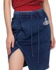 Vivienne Westwood Vivienne Westwood Blue Side Panther Miniskirt - 4