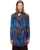 Vivienne Westwood Vivienne Westwood Blue Square Shirt - 1