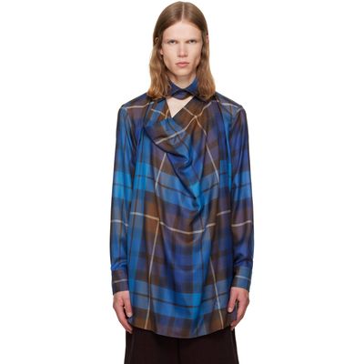 Vivienne Westwood Vivienne Westwood Blue Square Shirt