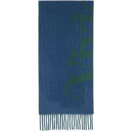 Vivienne Westwood Vivienne Westwood Blue Wool Scarf