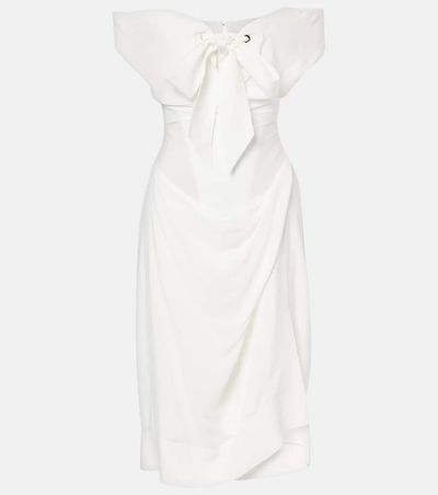 Vivienne Westwood Vivienne Westwood Bridal bow-detail midi dress