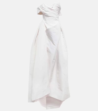 Vivienne Westwood Vivienne Westwood Bridal Freyja one-shoulder silk gown
