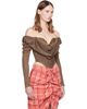 Vivienne Westwood Vivienne Westwood Brown Bea Corset Cardi Top - 2
