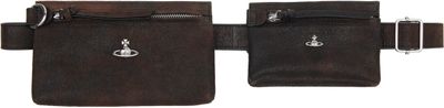Vivienne Westwood Vivienne Westwood Brown Double Pouch Belt