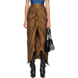 Vivienne Westwood Vivienne Westwood Brown Long Panther Maxi Skirt