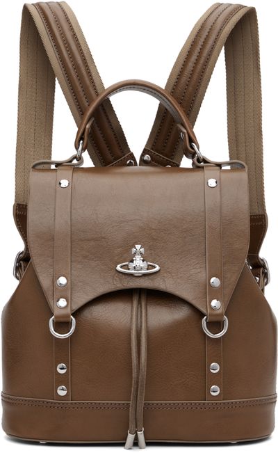 Vivienne Westwood Vivienne Westwood Brown Max Small Backpack