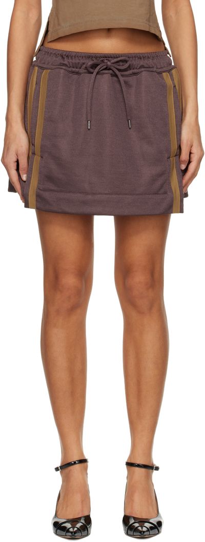 Vivienne Westwood Vivienne Westwood Brown Striped Cheerleader Miniskirt