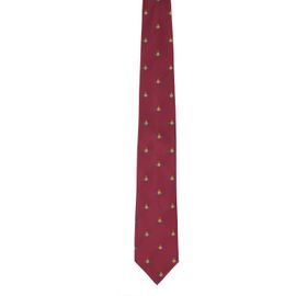 Vivienne Westwood Vivienne Westwood Burgundy 8.5cm Orb Tie