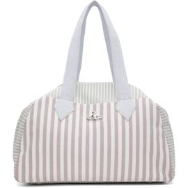 Vivienne Westwood Vivienne Westwood Burgundy & Gray Archive Large Bag