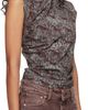 Vivienne Westwood Vivienne Westwood Burgundy & Gray Hebo T-shirt - 2
