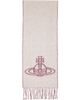 Vivienne Westwood Vivienne Westwood Burgundy Double Face Scarf - 2