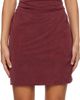 Vivienne Westwood Vivienne Westwood Burgundy Ginnie Amber Jersey Minidress - 1