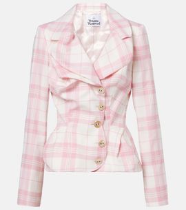 Vivienne Westwood Vivienne Westwood Checked wool-blend blazer