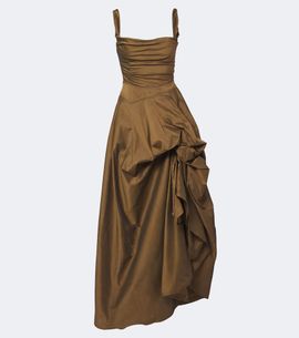 Vivienne Westwood Vivienne Westwood Chichi draped cotton-blend bustier dress