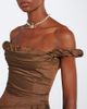 Vivienne Westwood Vivienne Westwood Chichi draped cotton-blend bustier dress - 4