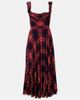 Vivienne Westwood Vivienne Westwood Chichi draped plaid midi dress - 1
