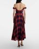 Vivienne Westwood Vivienne Westwood Chichi draped plaid midi dress - 3