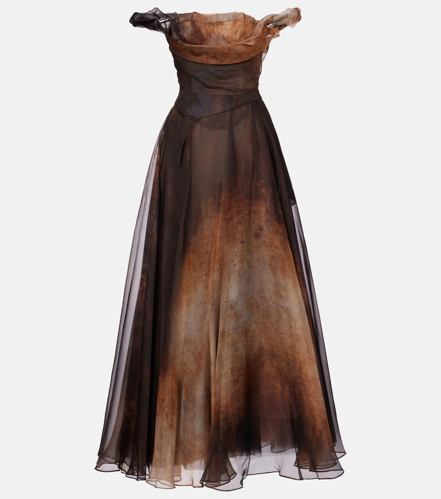 vivienne westwood evening dress Vivienne Westwood 'Dressing Up' A/W 1991/1992 Pearl White Boulle Dress –  THE WAY WE WORE main image 1