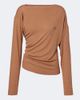 Vivienne Westwood Vivienne Westwood Draped ribbed-knit top - 1