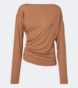 Vivienne Westwood Vivienne Westwood Draped ribbed-knit top