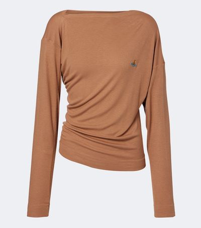 Vivienne Westwood Vivienne Westwood Draped ribbed-knit top