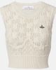 Vivienne Westwood Vivienne Westwood Ella cropped cotton sweater vest - 1
