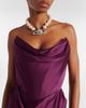Vivienne Westwood Vivienne Westwood Galaxy draped crêpe satin bustier gown - 4