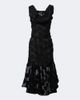 Vivienne Westwood Vivienne Westwood Gennie Frill draped polka-dot crêpe midi dress - 1