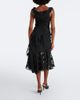 Vivienne Westwood Vivienne Westwood Gennie Frill draped polka-dot crêpe midi dress - 6