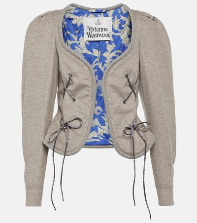 Vivienne Westwood Vivienne Westwood Gexi Spencer wool-blend jacket