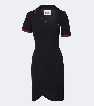 Vivienne Westwood Vivienne Westwood Glory asymmetric cotton piqué polo dress