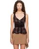 Vivienne Westwood Vivienne Westwood Gray & Red Roxy Top - 1