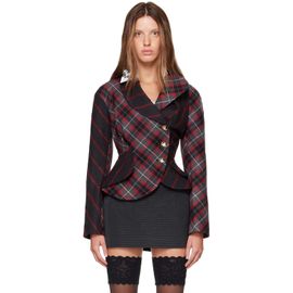 Vivienne Westwood Vivienne Westwood Gray & Red Stormy Jacket