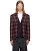 Vivienne Westwood Vivienne Westwood Gray & Red Waistcoat Blazer - 1