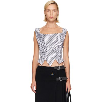 Vivienne Westwood Vivienne Westwood Gray & White Sunday Top