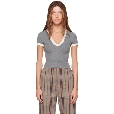 Vivienne Westwood Vivienne Westwood Gray Baby Lima T-shirt