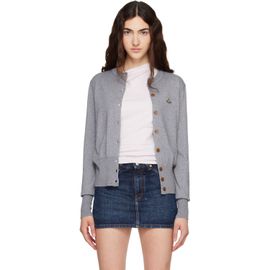 Vivienne Westwood Vivienne Westwood Gray Bea Cropped Cardigan