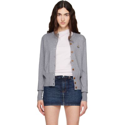 Vivienne Westwood Vivienne Westwood Gray Bea Cropped Cardigan