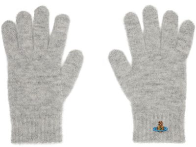 Vivienne Westwood Vivienne Westwood Gray Fluffy Gloves