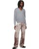 Vivienne Westwood Vivienne Westwood Gray Mark V-Neck Sweater - 4