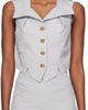 Vivienne Westwood Vivienne Westwood Gray Meryl Waistcoat Vest - 1