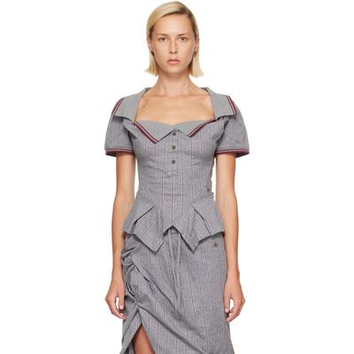 Vivienne Westwood Vivienne Westwood Gray Monday Polo