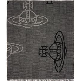 Vivienne Westwood Vivienne Westwood Gray Orb Scarf