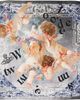 Vivienne Westwood Vivienne Westwood Gray Spring Cherub Square Scarf - 1