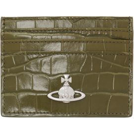 Vivienne Westwood Vivienne Westwood Khaki Flat Card Holder