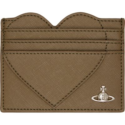 Vivienne Westwood Vivienne Westwood Khaki Heart Card Holder