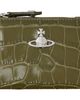 Vivienne Westwood Vivienne Westwood Khaki Slim Flap Card Holder - 1