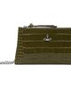 Vivienne Westwood Vivienne Westwood Khaki Small Flat Zip Clutch - 1