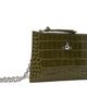 Vivienne Westwood Vivienne Westwood Khaki Small Flat Zip Clutch - 2