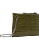 Vivienne Westwood Vivienne Westwood Khaki Small Flat Zip Clutch - 3